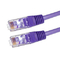 男性/女性の22への紫色ネットワークのコネクター ケーブルの男性- 26AWG 3m LANケーブル