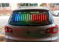 車の裏窓、P3.91車のメッセージ表示のための1000x375mm LEDスクリーン
