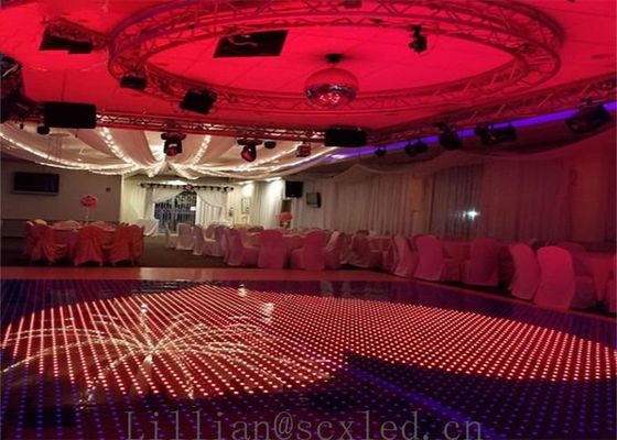3dダンス・フロアのLED表示、6000cd相互LEDの床スクリーン